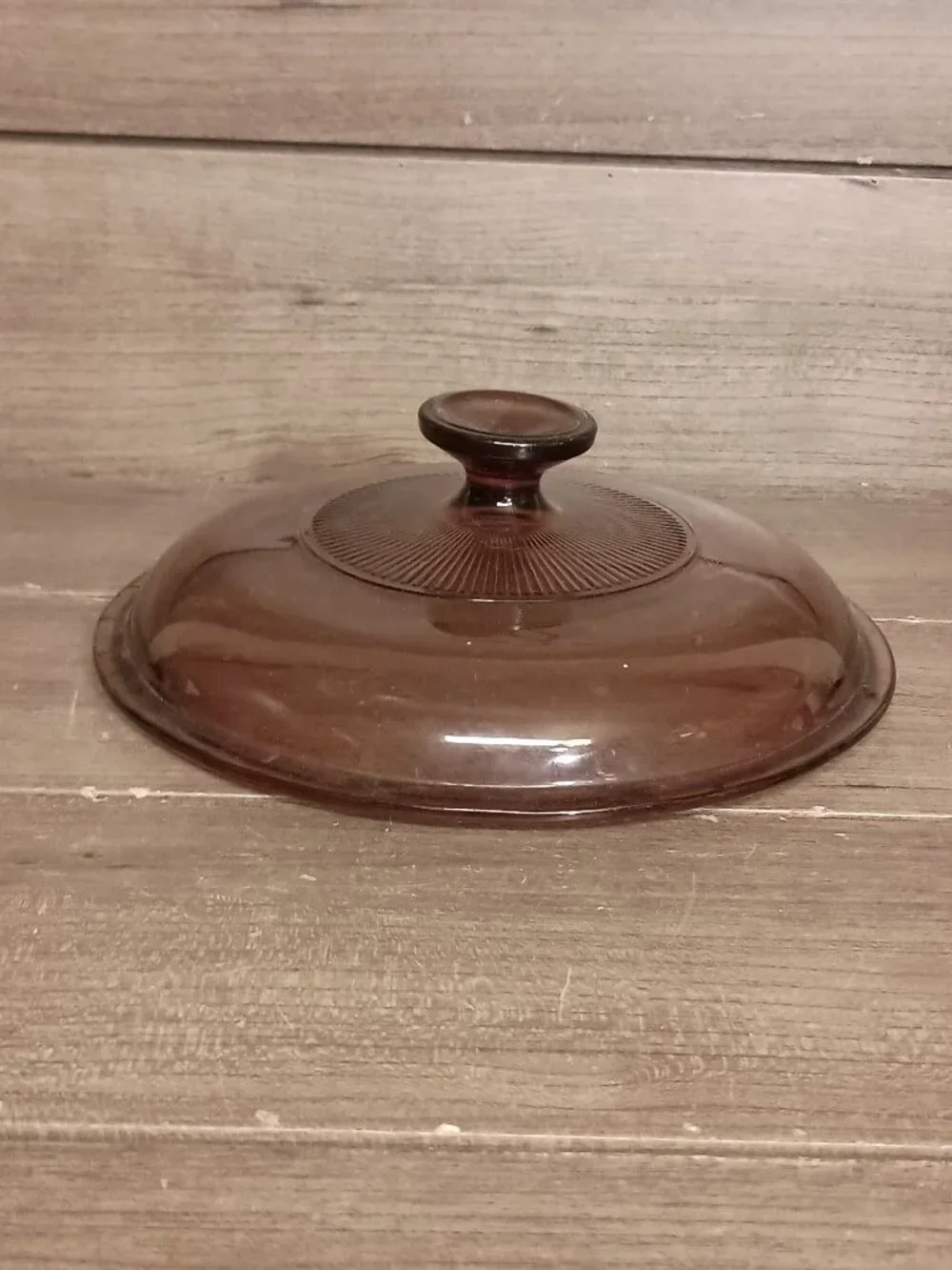 Vintage Pyrex V-2.5-C Cranberry 8.5